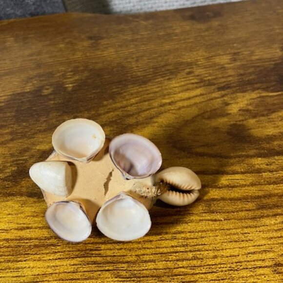 Miniture Handcrafted Nautical Seashell‎ Turtle 1" - Picture 7 of 7